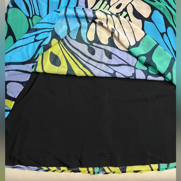 NWT - Sam Edelman Women’s Butterfly Print Strappy Maxi Dress - Size L - Picture 8 of 12